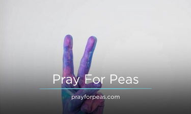 PrayForPeas.com - Creative brandable domain for sale